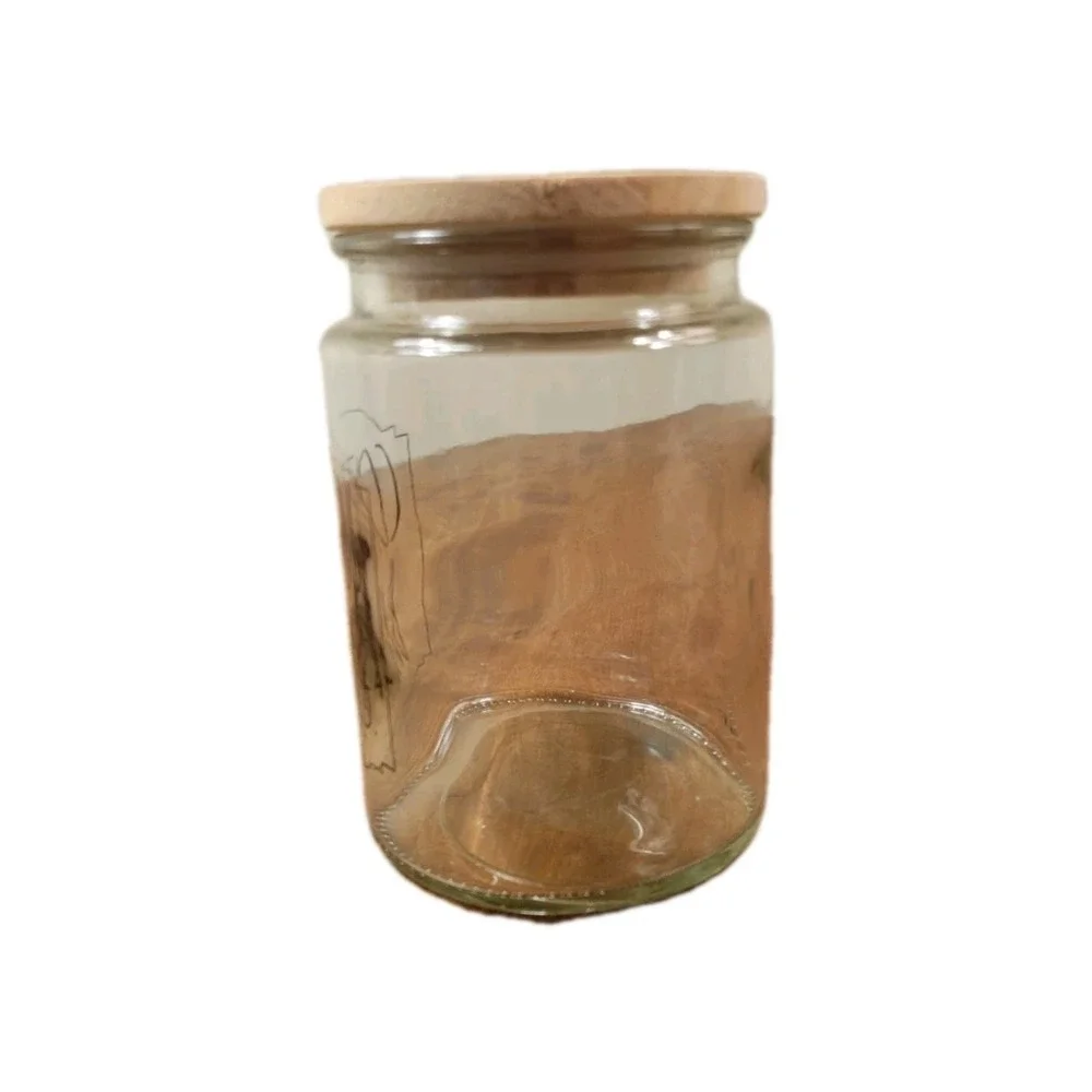 Rae Dunn Cotton Ball Jar With Lid